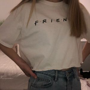 Friends cropped top